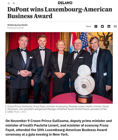 Luxembourg Chamber of Commerce Awards