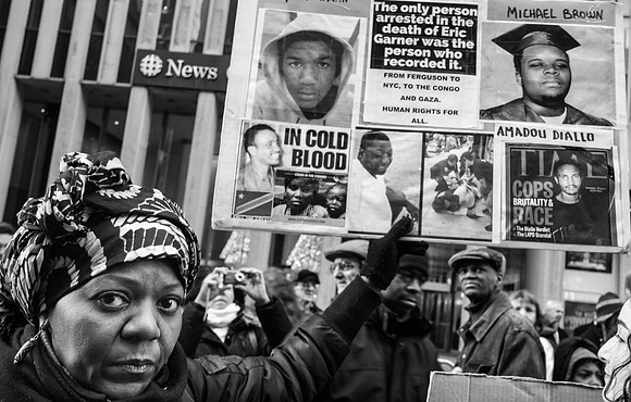 Protest at Fox News Headquarters 1-2-15