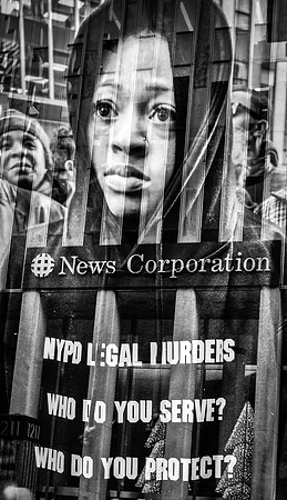 Protest at Fox News Headquarters 1-2-15