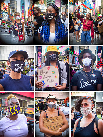 Mask Study - March for Black Womxn Edition