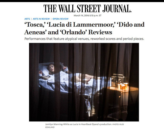 "Lucia" Heartbreak Opera