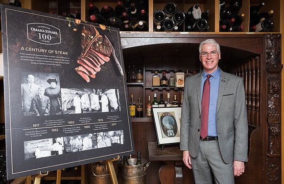 Omaha Steaks press event