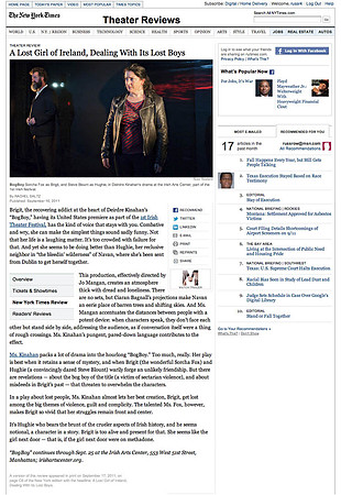 "BogBoy" NY Times Review