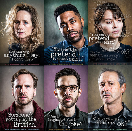Portraits for Less Than Rent's "How to Load A Musket".  Graphics by Less Than Rent.