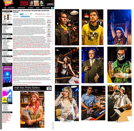 Amoralists "The Bad & The Better" Cast Portraits BroadwayWorld